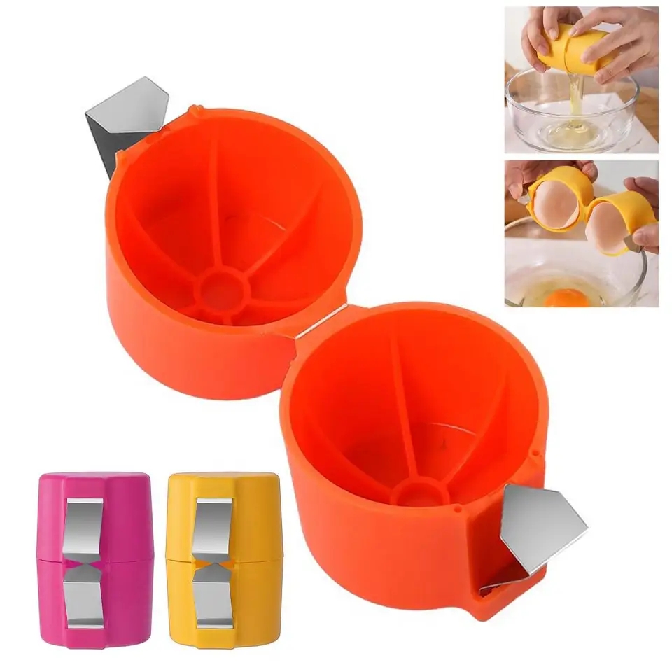 Egg Separator Tool - Eierschaalopener Eiklopper Eierschaalscheider Huishoudelijke keuken Bakgereedschap