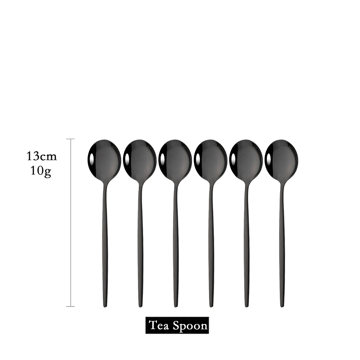 Kitchen Gadgets Gold - 6 stuks thee koffie roer mini