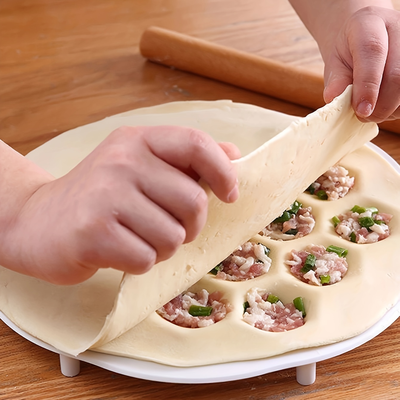 1Pc-Eenvoudige Chinese Dumplin - Kitchen Gadgets Dumpling Maker recensie en prijs